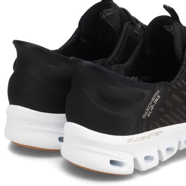 スケッチャーズ SKECHERS スリップインズ グライドステップ トランクウィリティ スニーカー レディース ブラック 黒 104574_4