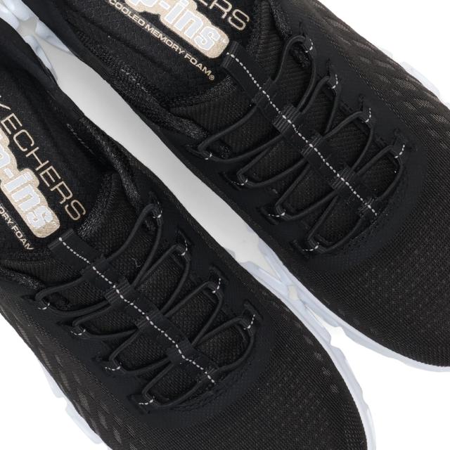 スケッチャーズ SKECHERS スリップインズ グライドステップ トランクウィリティ スニーカー レディース ブラック 黒 104574_6