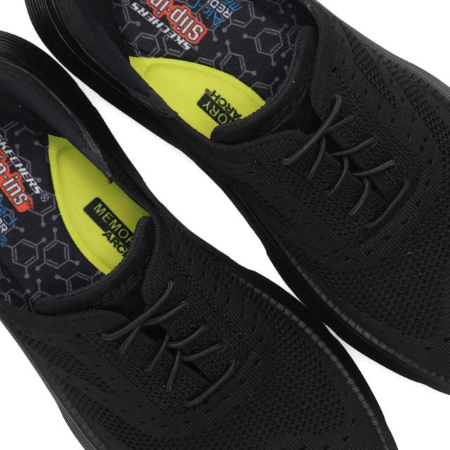 スケッチャーズ SKECHERS スリップインズ ガルザ パルマ スニーカー メンズ SLIP-INS GARZA PALMA ブラック 黒 205303_6