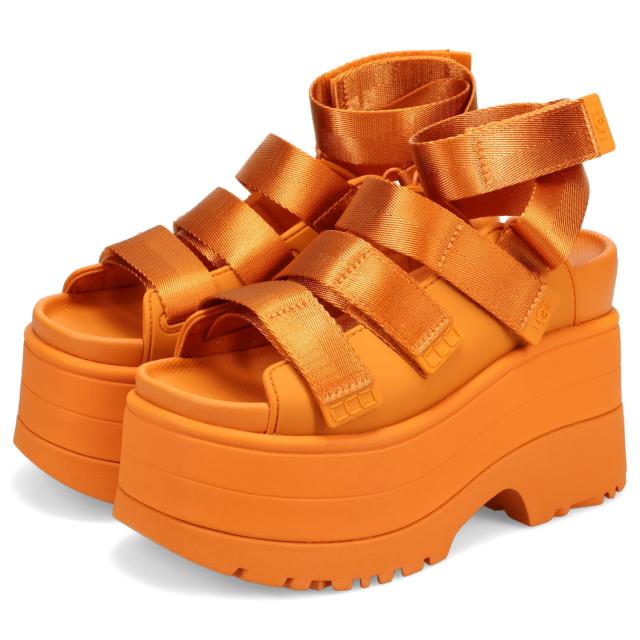 UGG アグ サンダル ストラップサンダル ゴールデンライズ レディース 厚底 W GOLDENRISE ダーク オレンジ 1167431_3