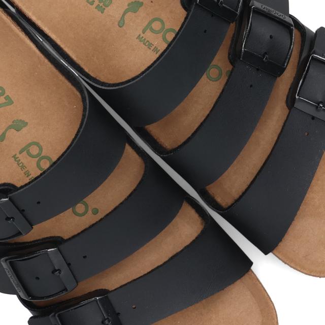 ビルケンシュトック BIRKENSTOCK フロリダ 3 フレックス プラットフォーム サンダル レディース 細幅 厚底 ブラック 黒 1029737