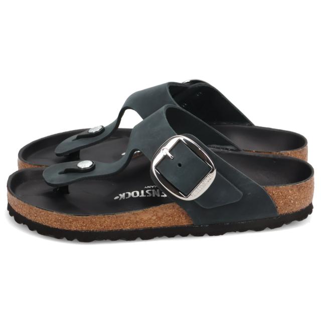 ビルケンシュトック BIRKENSTOCK ギゼ ビッグバックル サンダル レディース 普通幅 ヌバックレザー GIZEH BIG BUCKLE ブラック 1023334_3