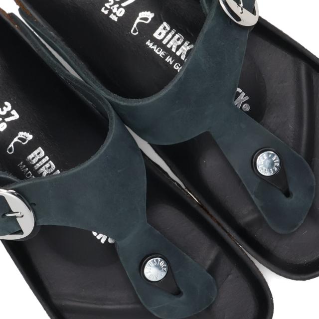ビルケンシュトック BIRKENSTOCK ギゼ ビッグバックル サンダル レディース 普通幅 ヌバックレザー GIZEH BIG BUCKLE ブラック 1023334_6