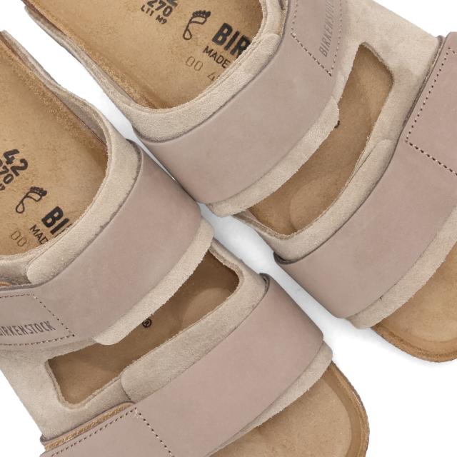 ビルケンシュトック BIRKENSTOCK サンダル ウジ メンズ 普通幅 スエード GIZEH グレー_6