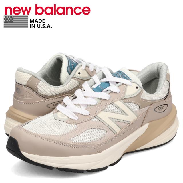 ニューバランス new balance 990 V6 スニーカー メンズ Dワイズ MADE IN USA ベージュ U990MM6