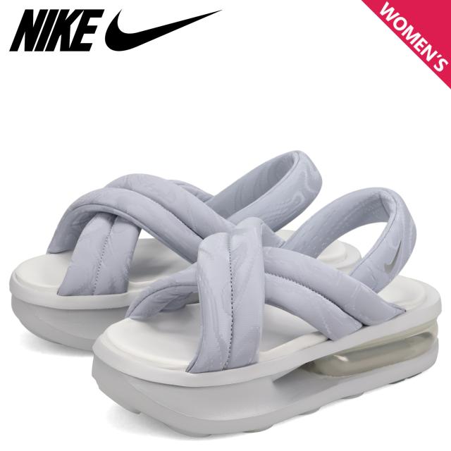 ナイキ NIKE エアマックスアイラ サンダル レディース 厚底 AIR MAX ISLA グレー HJ8168-001