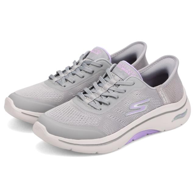 スケッチャーズ SKECHERS スリップインズ ゴーウォーク アーチフィット 2.0 スニーカー レディース SLIP-INS グレー 125319_1