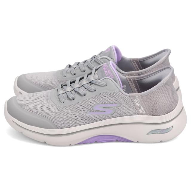 スケッチャーズ SKECHERS スリップインズ ゴーウォーク アーチフィット 2.0 スニーカー レディース SLIP-INS グレー 125319_3