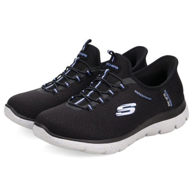 スケッチャーズ SKECHERS スリップインズ サミッツ ベスト チョイス スニーカー レディース 防水 SLIP-INS SUMMITS BEST CHOICE ブラック 黒 150199W-BKLB_1
