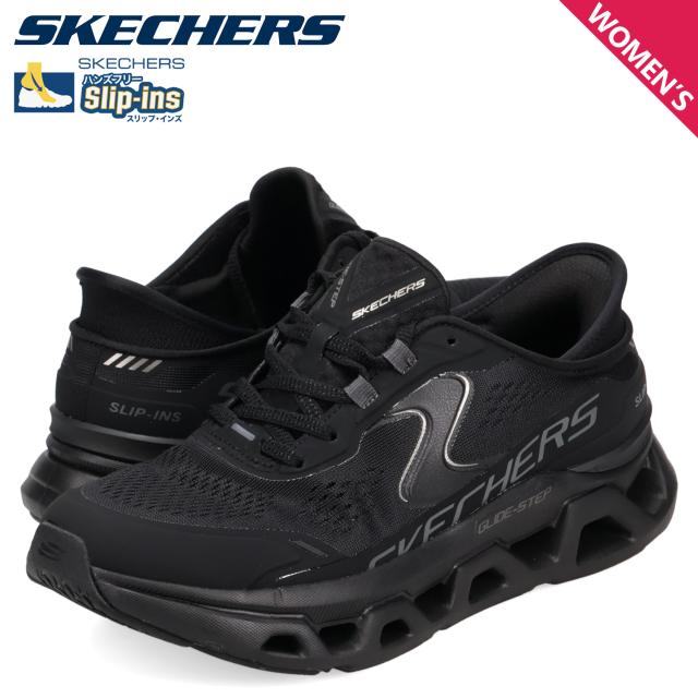 スケッチャーズ SKECHERS スリップインズ グライドステップ アルタス スニーカー レディース ブラック 黒 150510