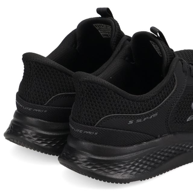 スケッチャーズ SKECHERS スリップインズ ハンズフリー スケッチ ライト プロ2.0 スニーカー レディース ブラック 黒 150623_5