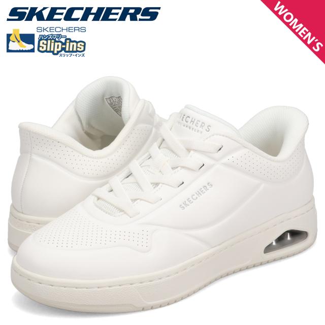 スケッチャーズ SKECHERS スリップインズ ウノ CTL レイング ロー スニーカー レディース SLIP-INS UNO CTL ホワイト 白 177831