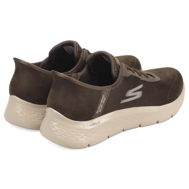 スケッチャーズ SKECHERS スリップインズ ゴーウォーク フレックス スムース モーション スニーカー メンズ SLIP-INS ブラウン 216326_2