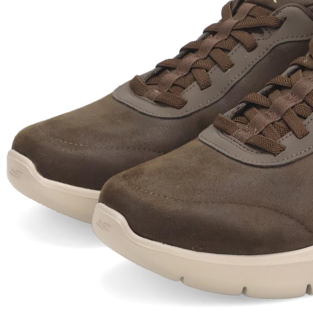 スケッチャーズ SKECHERS スリップインズ ゴーウォーク フレックス スムース モーション スニーカー メンズ SLIP-INS ブラウン 216326_4