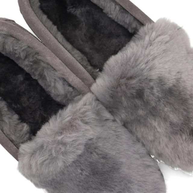 emu エミュー モカシン スリッポン レディース シープスキン CAIRNS REVERSE FUR ブラック グレー ブラウン 黒 W11705_7