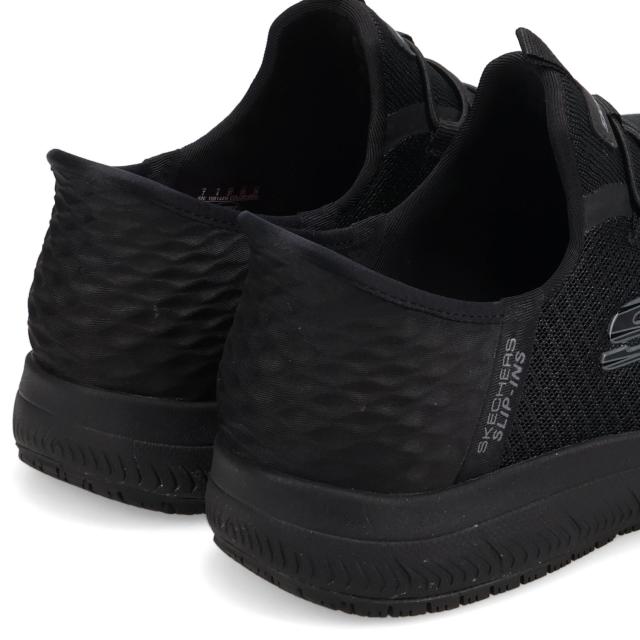 スケッチャーズ SKECHERS スニーカー サミッツ SR エンスリー レディース ワイド幅 防滑 感電防止 SUMMITS SR ENSLEE ブラック 108144W_5