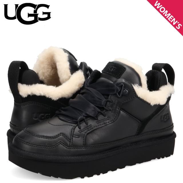 UGG アグ スニーカー ローメル レディース LOWMEL LTHR ブラック 黒 1171537
