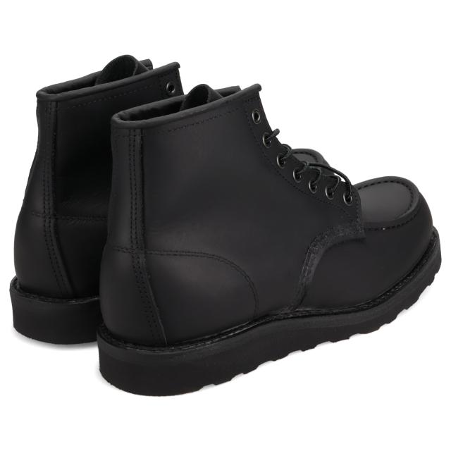 レッドウィング RED WING ブーツ 6インチ クラシック モック メンズ 本革 Dワイズ 6-INCH CLASSIC MOC ブラック 黒 8074_2