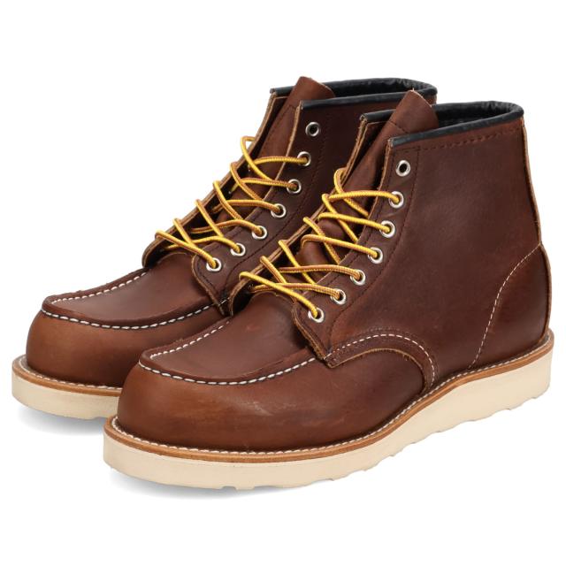 レッドウィング RED WING ブーツ 6インチ クラシック モック メンズ 本革 Dワイズ 6-INCH CLASSIC MOC ダーク ブラウン 8138_1