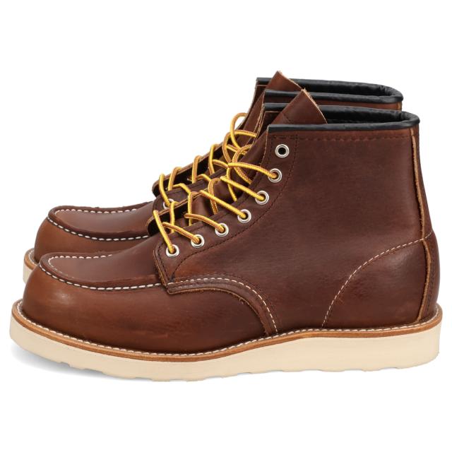 レッドウィング RED WING ブーツ 6インチ クラシック モック メンズ 本革 Dワイズ 6-INCH CLASSIC MOC ダーク ブラウン 8138_3