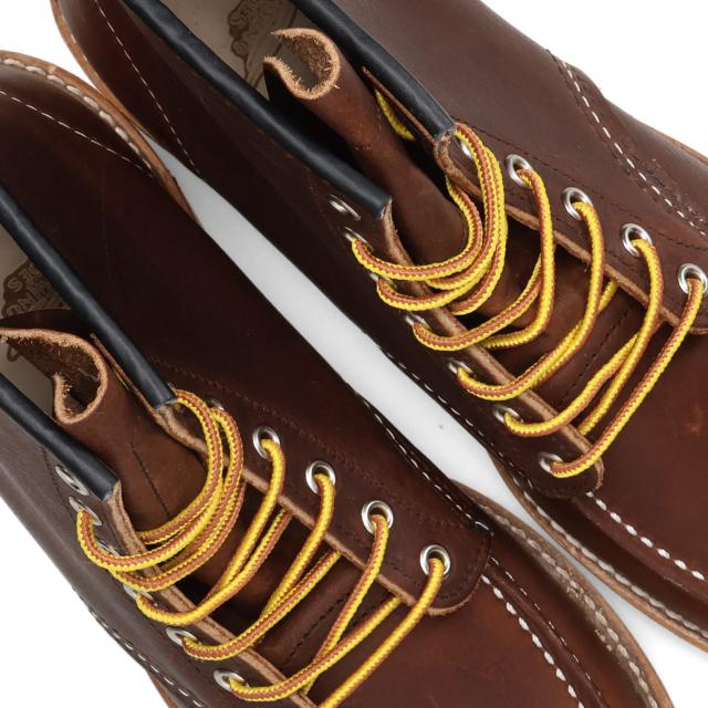 レッドウィング RED WING ブーツ 6インチ クラシック モック メンズ 本革 Dワイズ 6-INCH CLASSIC MOC ダーク ブラウン 8138_6