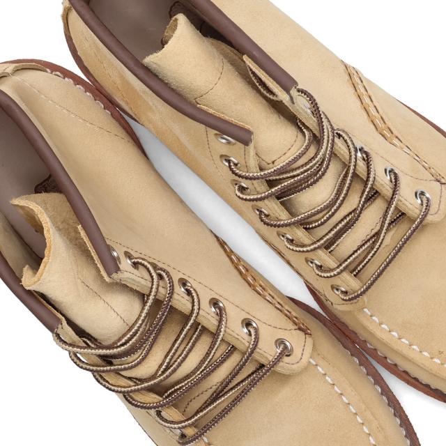 レッドウィング RED WING ブーツ 6インチ クラシック モック メンズ 本革 Dワイズ 6-INCH CLASSIC MOC ベージュ 8833_6