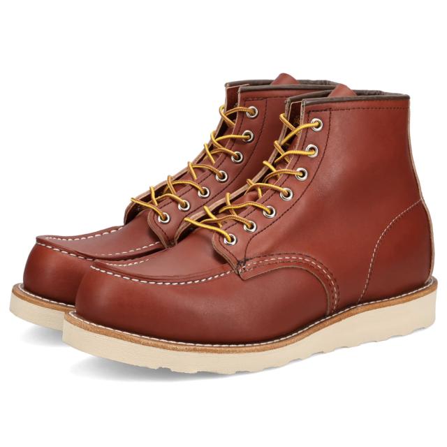 レッドウィング RED WING 6インチ クラシックモック ブーツ メンズ Eワイズ USA製 6-INCH CLASSIC MOC レッドブラウン 8875_1