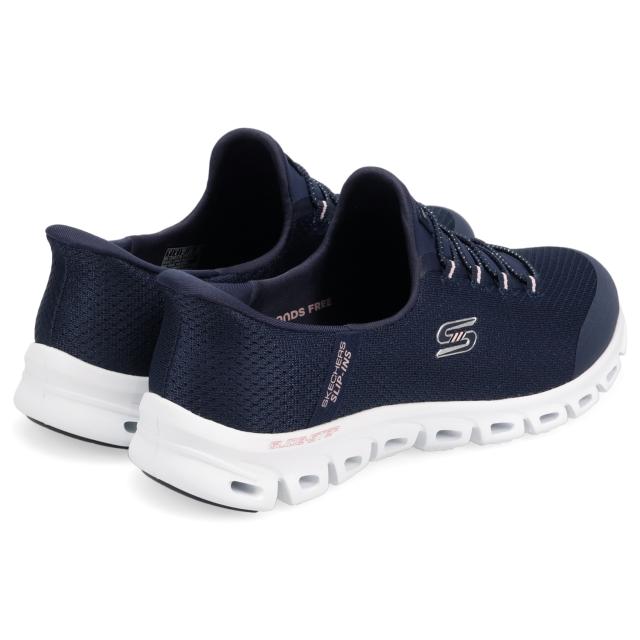 スケッチャーズ SKECHERS スリップインズ グライドステップ パースート ハンズフリー スニーカー レディース 軽量 ネイビー 104547W_2