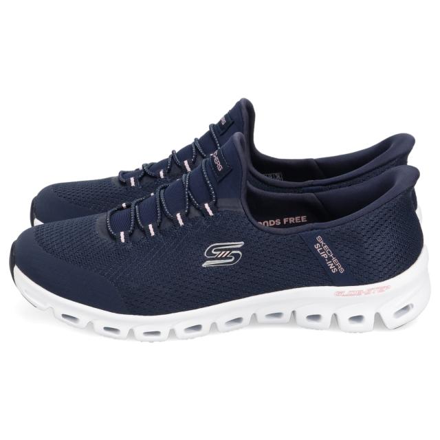 スケッチャーズ SKECHERS スリップインズ グライドステップ パースート ハンズフリー スニーカー レディース 軽量 ネイビー 104547W_3