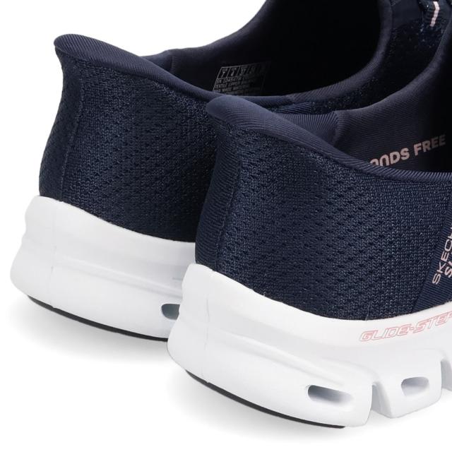 スケッチャーズ SKECHERS スリップインズ グライドステップ パースート ハンズフリー スニーカー レディース 軽量 ネイビー 104547W_5