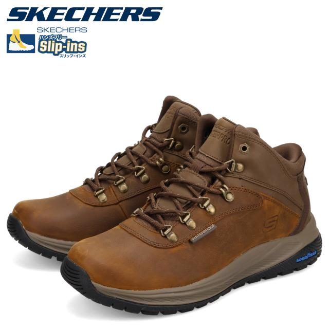 スケッチャーズ SKECHERS スリップインズ リラックスドフィット メロエ パイクマン ブーツ ハイキングブーツ メンズ 205285WW