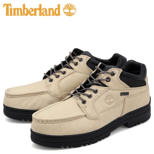 ティンバーランド Timberland ブーツ モックブーツ ヘリテージ GTX モックトゥ ミッド メンズ Wワイズ 防水 MOC TOE GTX ベージュ A2JU5