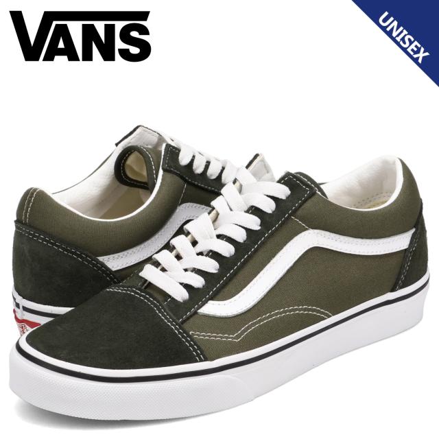 VANS ヴァンズ オールドスクール スニーカー メンズ レディース バンズ OLD SKOOL カーキ グリーン VN000D7ZFRN