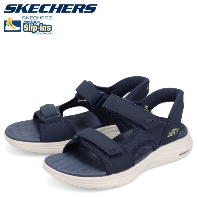 スケッチャーズ SKECHERS スリップインズ コンツアー フォーム サンダル ザイダー サンダル ストラップサンダル メンズ ネイビー 232799