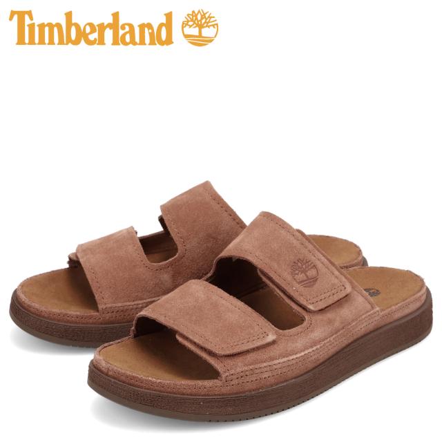 ティンバーランド Timberland サンダル スライドサンダル メンズ 本革 CASCO COVE SLIDE ブラウン A2755