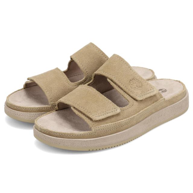 ティンバーランド Timberland サンダル スライドサンダル メンズ 本革 CASCO COVE SLIDE ベージュ A2755_1