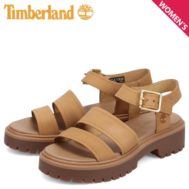 ティンバーランド Timberland サンダル ストラップサンダル ストーン ストリート バックストラップ レディース 厚底 ブラウン A2EJM