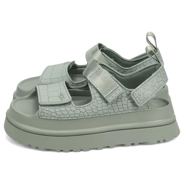 UGG アグ サンダル スポーツサンダル ゴールデングロウ エンボス レディース 厚底 軽量 GOLDENGLOW EMBOSSED グリーン ブラウン 1175311_4