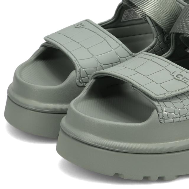 UGG アグ サンダル スポーツサンダル ゴールデングロウ エンボス レディース 厚底 軽量 GOLDENGLOW EMBOSSED グリーン ブラウン 1175311_5