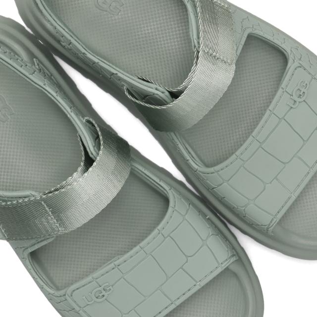 UGG アグ サンダル スポーツサンダル ゴールデングロウ エンボス レディース 厚底 軽量 GOLDENGLOW EMBOSSED グリーン ブラウン 1175311_7