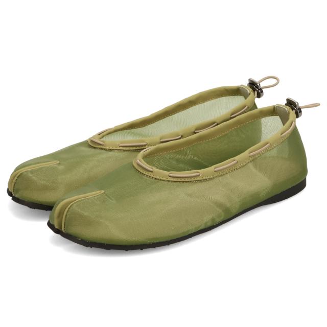 PAES ペイズ フラットシューズ パンプス スリッポン 足袋 レディース メッシュ 軽量 20256 MESH AIR STRING FLAT_3