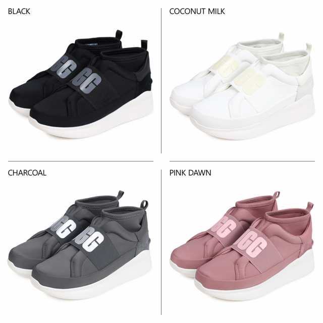 Ugg アグ スニーカー スリッポン ニュートラ レディース Womens Neutra Sneaker ブラック ホワイト の通販はau Pay マーケット スニークオンラインショップ Au Pay マーケット店