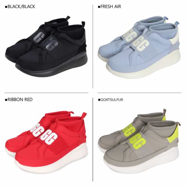 UGG アグ スニーカー スリッポン ニュートラ レディース WOMENS NEUTRA SNEAKER ブラック ホワイト 095097｜au  PAY マーケット