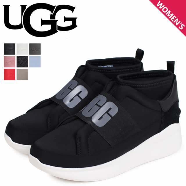 UGG アグ スニーカー スリッポン ニュートラ レディース WOMENS NEUTRA SNEAKER ブラック ホワイト 095097｜au  PAY マーケット