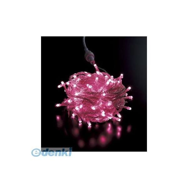【造花・装飾】【数量限定につき、売切の際はご了承ください】［PALI61059］ 耐水100球広角型スーパーLEDピンクライト／クリアコード【コネクタ