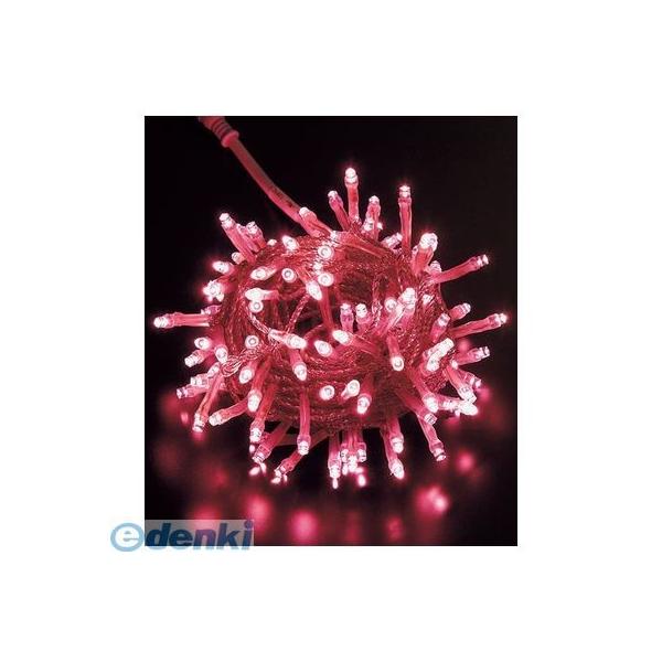 【造花・装飾】【数量限定につき、売切の際はご了承ください】［PALI61105］ 耐水100球広角型ネオLEDピンクライト／クリアコード【常点灯／コネ