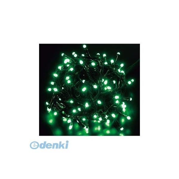 【造花・装飾】【数量限定につき、売切の際はご了承ください】［PALI61108］ 耐水100球広角型スーパーLEDグリーンライト／ブラックコード【コネ