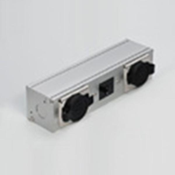 DNライティング  BB320MG 組込みコンセントボックス マグネット付　３ＰＥＣコンセント２個、１５Ａブレーカー付