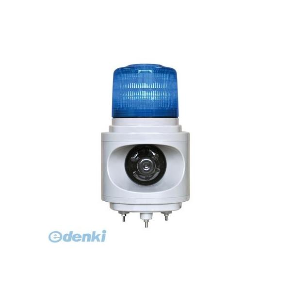 【個数：1個】日恵  VL12V-100AB直送 代引不可・他メーカー同梱不可 音声合成報知器付LED回転灯 ニコボイス【青】 AC100V VL12V100AB