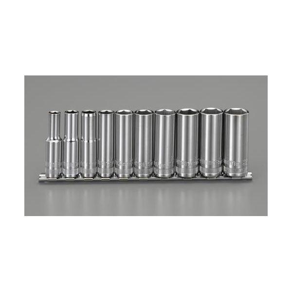 エスコ EA687BT EA687BT 3／8”sq ディープソケットセット【キャンセル不可】